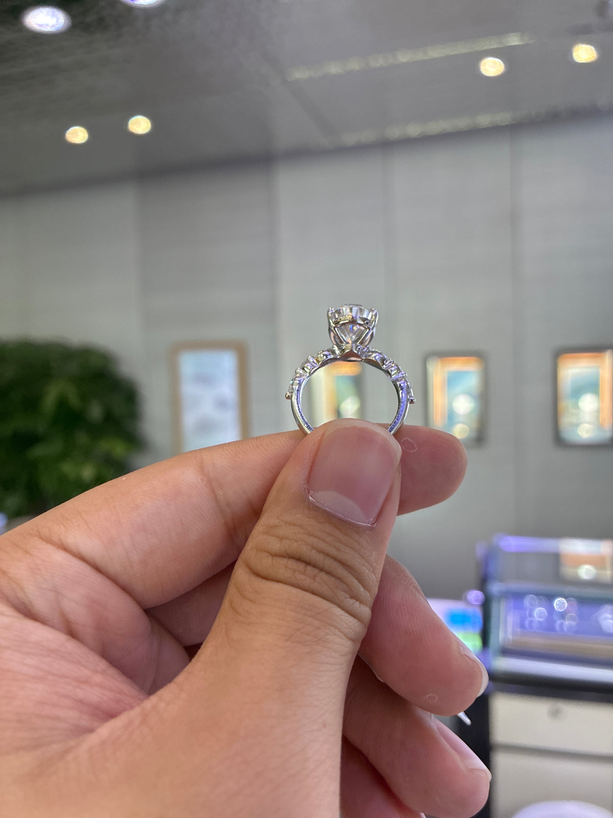 For Crystalmburton 5ct Pear cut size 8