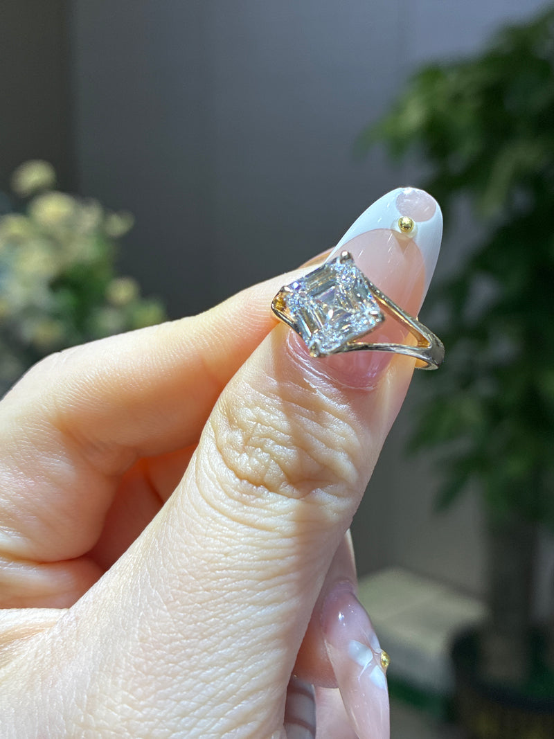 For Sherry Manzo 14k yellow gold E/vs1 asser cut 3ct