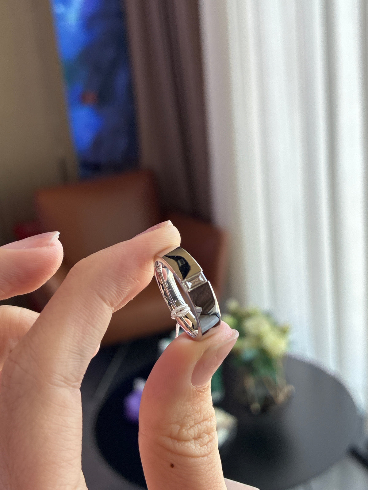 Deposit For Adwoaa, 18K solid white gold 0.158ct DE VVS clarity(ready to ship)