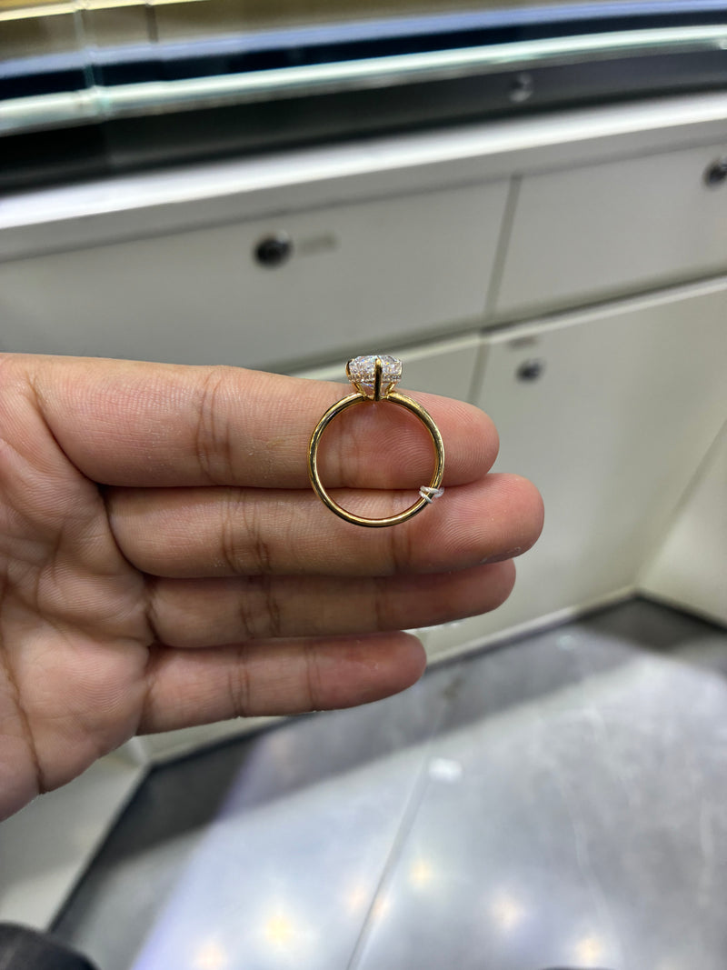 For Nykk 18k white gold ring with 3.220ct diamond(custom made)