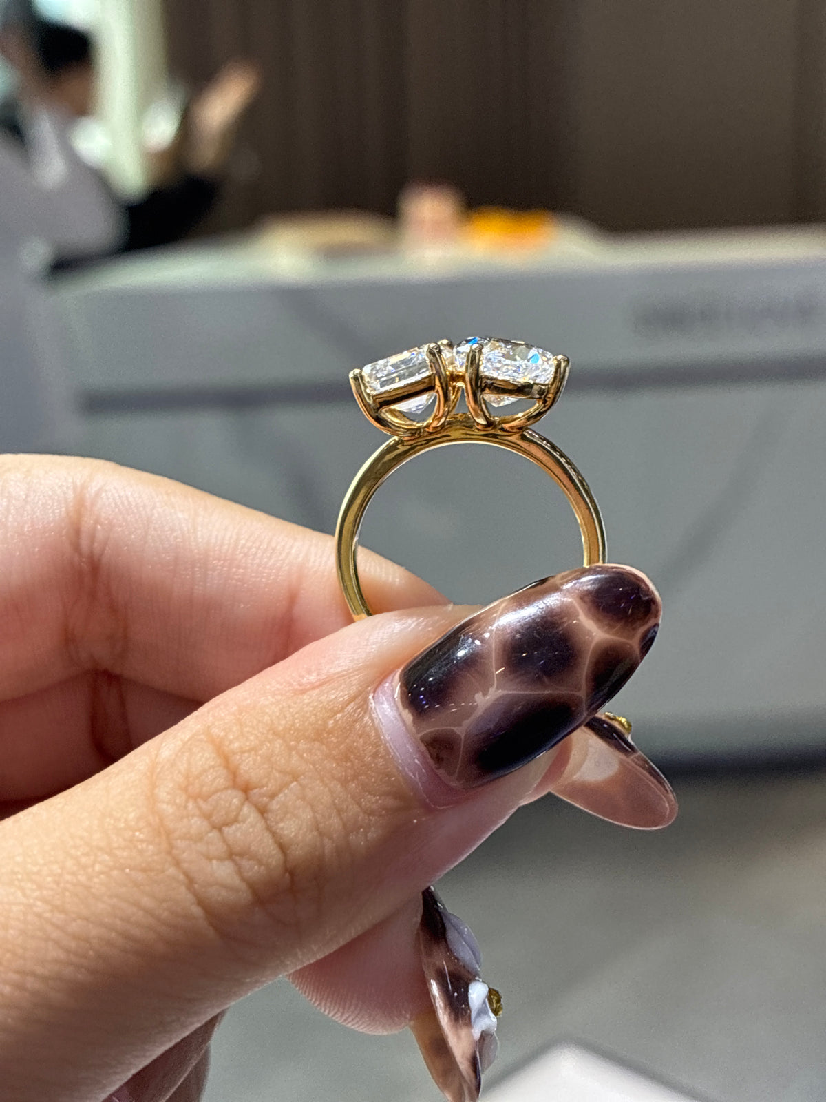 Final payment For Martha Montejano 14k yellow gold ring with toi et moi design