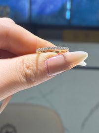 For Dania 14k gold band 0.47carat