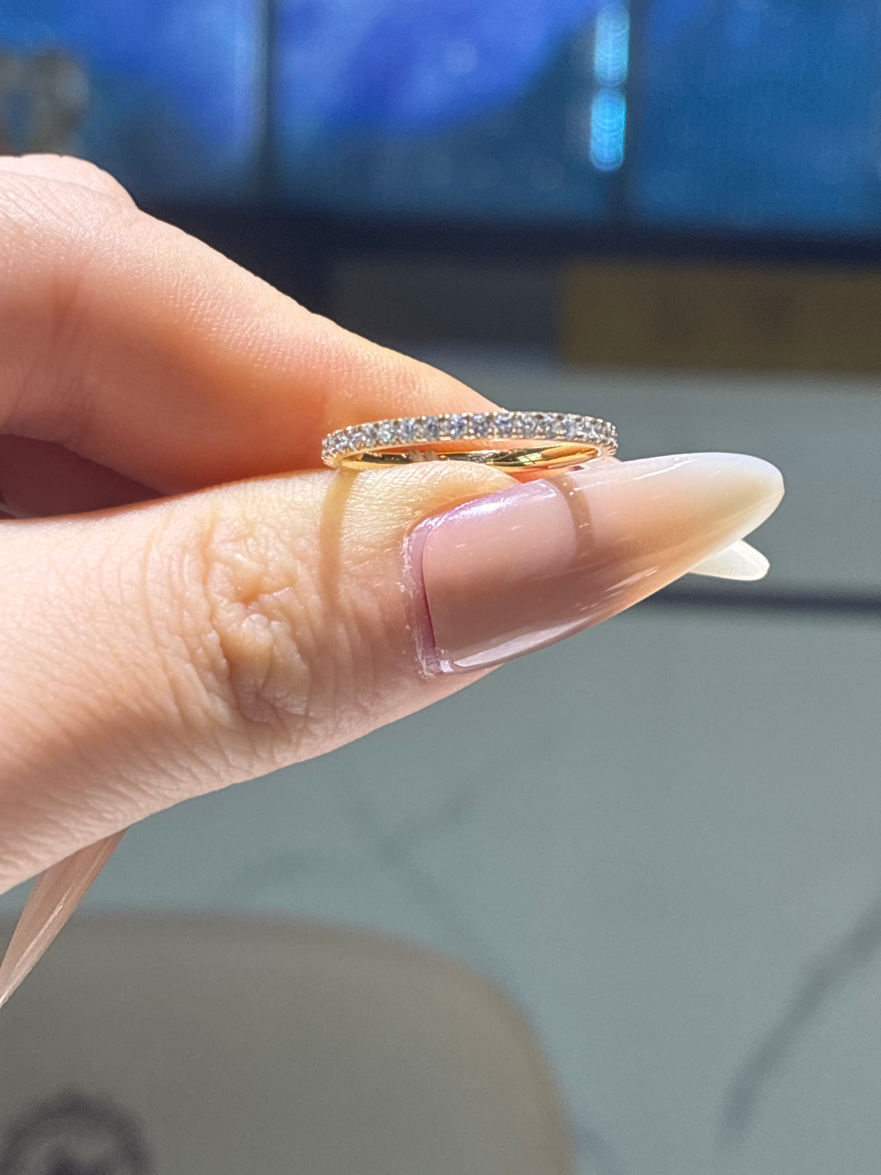 For Dania 14k gold band 0.47carat
