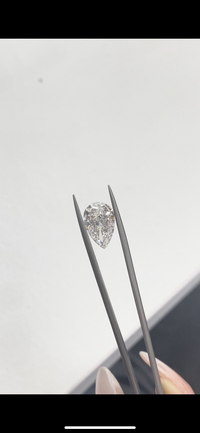 For Nadia 14k white gold with 3ct crushed ice cut with hidden halo