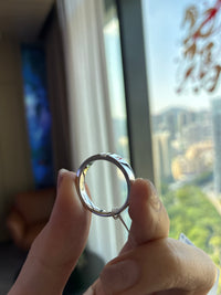 Deposit For Adwoaa, 18K solid white gold 0.158ct DE VVS clarity(ready to ship)