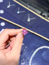 1.818carat Flower Ring