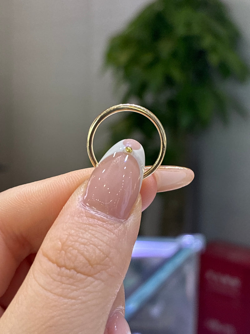For kokess simple band 14k gold