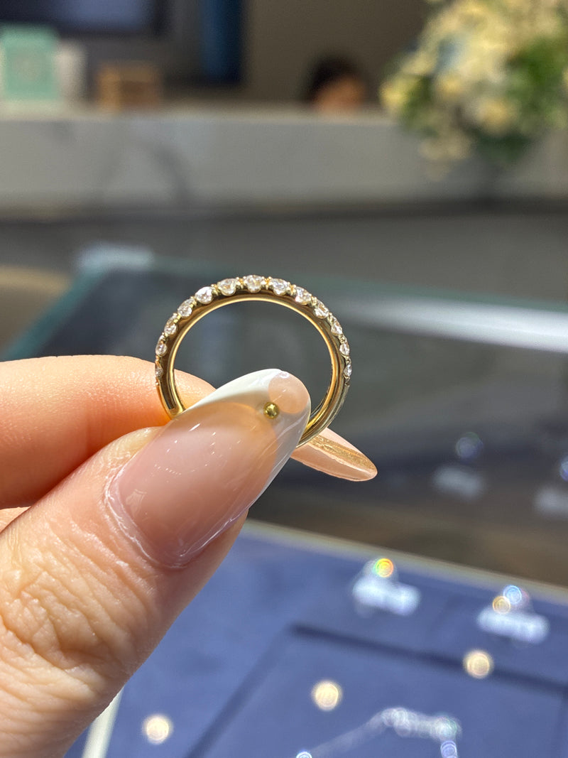 For Indra 18k yellow gold band