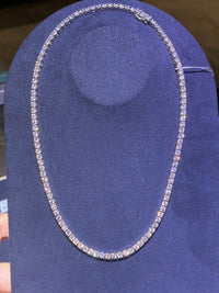 For thee wee-wee head, 17.5carat diamond necklace, 18inches,in 14k white gold