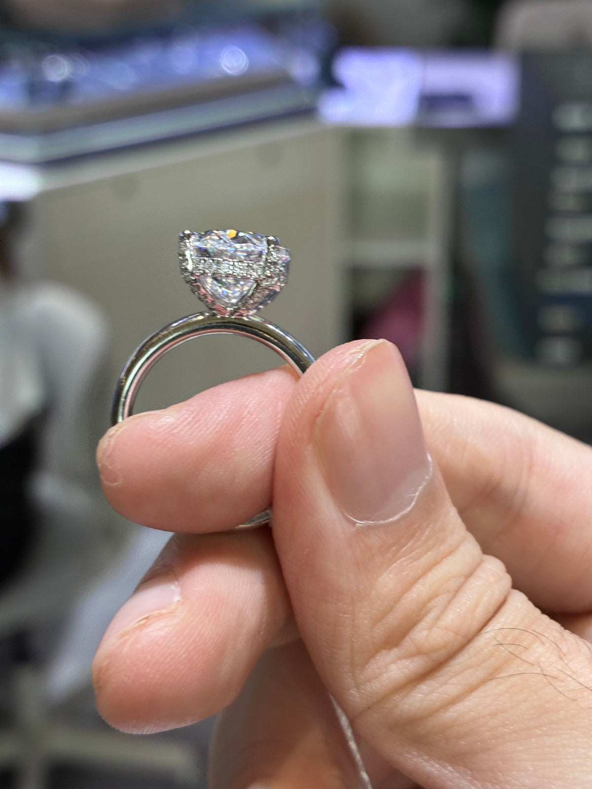 Deposit For Mimi of Mine (platinum , D , VS1, 5.2ct, oval cut)