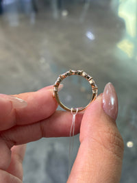 Deposit for Rahma platnium setting 2.5ct marquise ring with 0.4ct side stones, + platnium band with 0.6ct marquis diamond