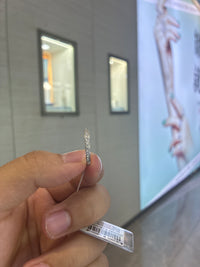 Deposit For bingbing 18k side stone 0.390ct