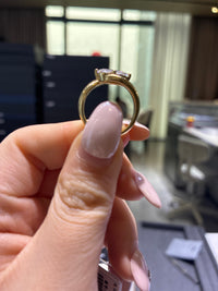 Final Payment For Jen 14k gold pinky ring D/vvs2 1ct