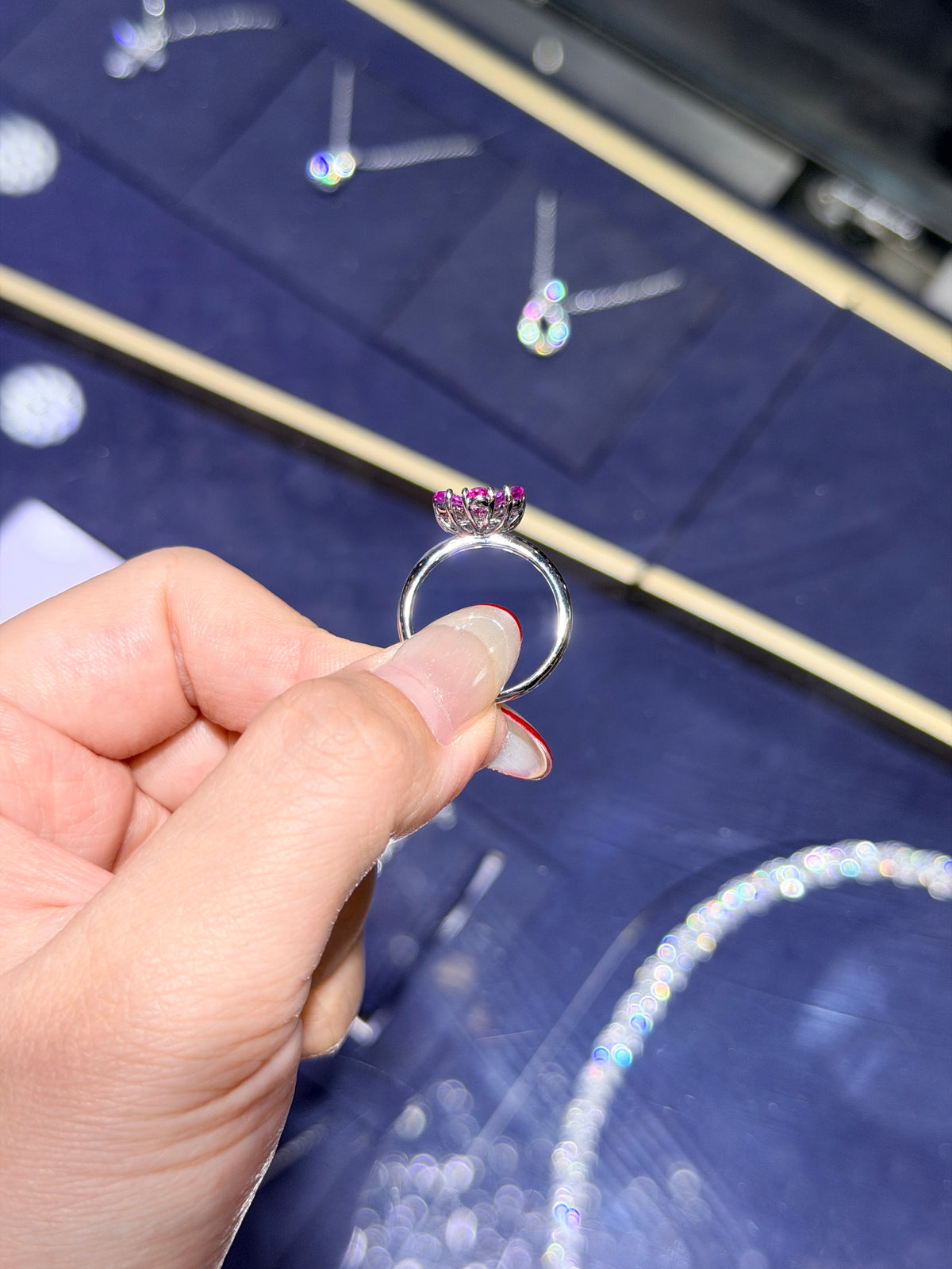 1.818carat Flower Ring