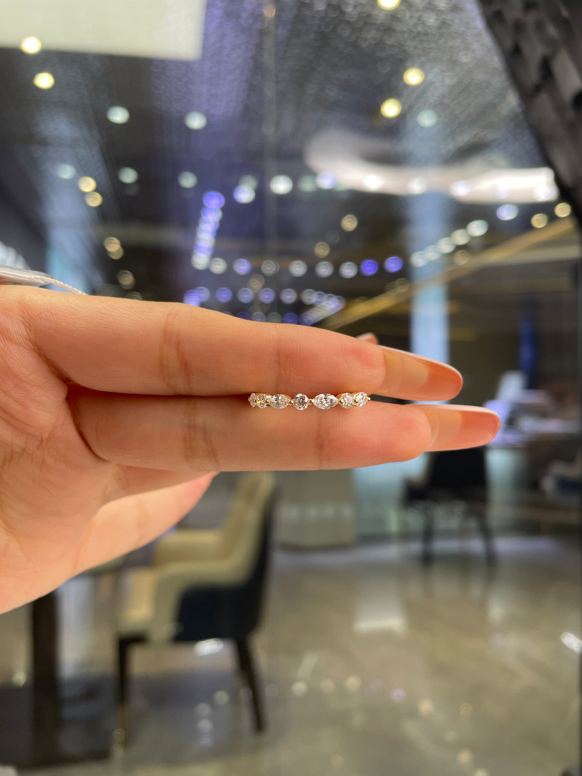 For Lukas Herring, 14k yellow gold, total 0.6ct, all diamonds are DE/VS-VVS