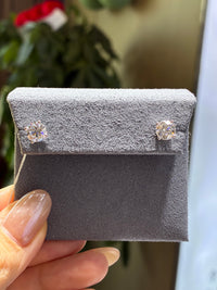 For Shells, 2.06ct Lab Diamond Earrings, D/VVS2