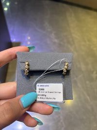 For MB NANOTV 18K yellow gold Bubble Earrings with 0.854 side stones；18K yellow gold bezel bracelet with 2.927carat side stones； 14k yellow gold bezel ring with 1.088carat