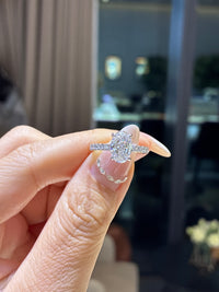For user72055, 2.03+0.433ct Oval pave lab Diamond Ring, D/VVS2, platinum 950