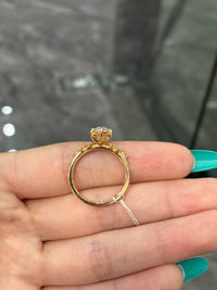 Deposit for Anna 14k solid yellow gold 2.38ct Marquise D VS1, straight plain band(custom piece)