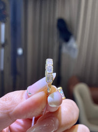 For Cookie, Bezel Emeral Eternity band