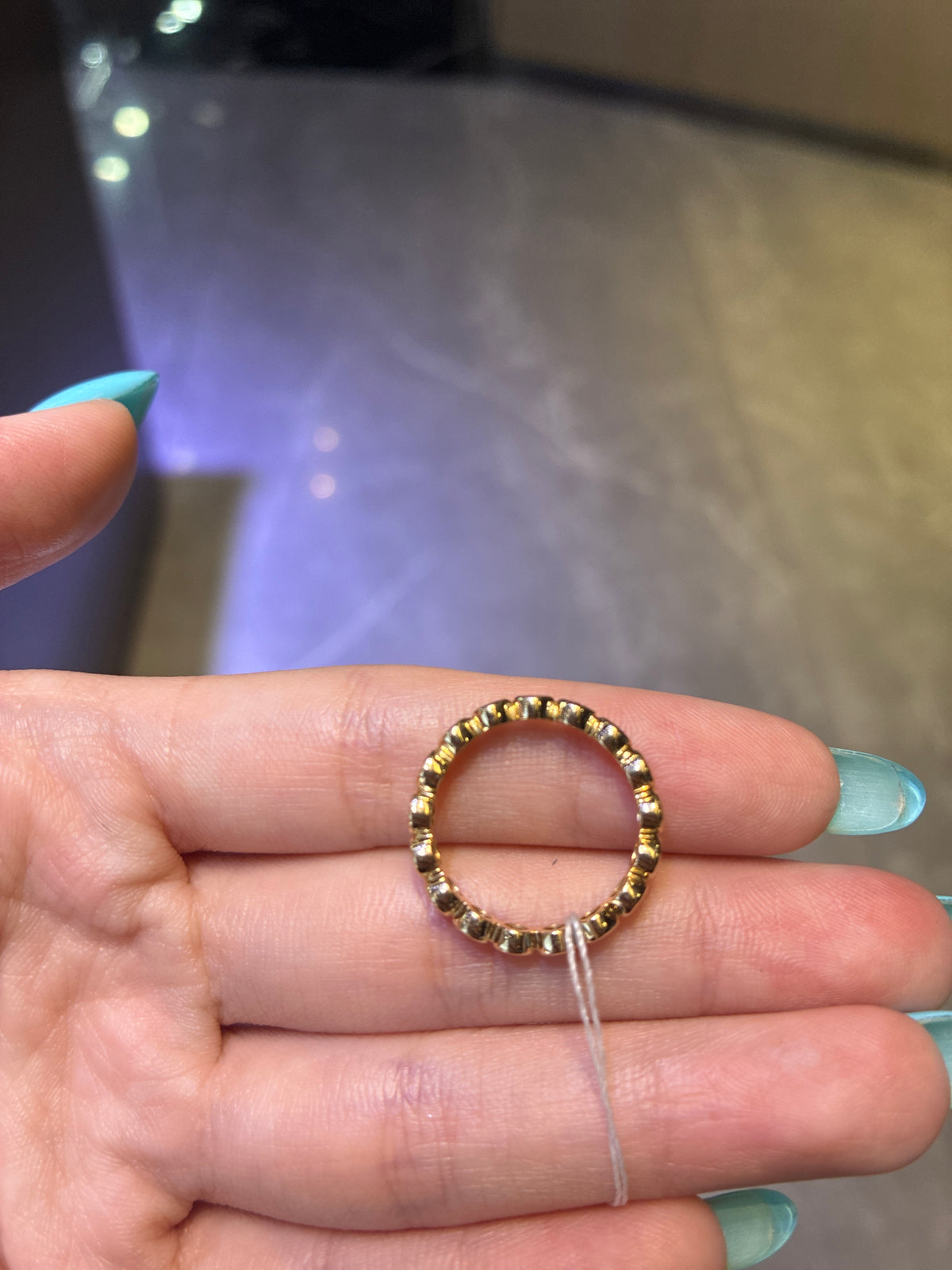 For MB NANOTV 18K yellow gold Bubble Earrings with 0.854 side stones；18K yellow gold bezel bracelet with 2.927carat side stones； 14k yellow gold bezel ring with 1.088carat