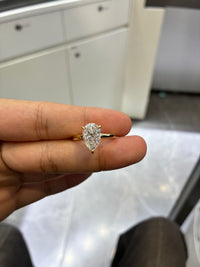 For Nykk 18k white gold ring with 3.220ct diamond(custom made)