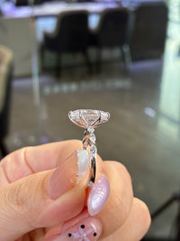 For Brandi, 2.51ct Marquise Center diamond with 0.441ct marquise pave band, E/VS1, in 14k white gold