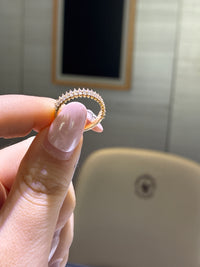 For Devon 18k yellow band 0.436ct