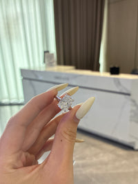 Deposit for Kassandra 14k solid white gold with hidden halo