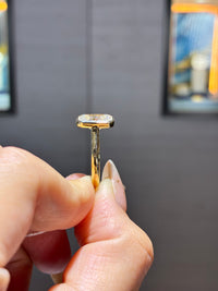 For Lesli, Custom 2.87ct Bezel Radiant, E/VS1, 14k white gold