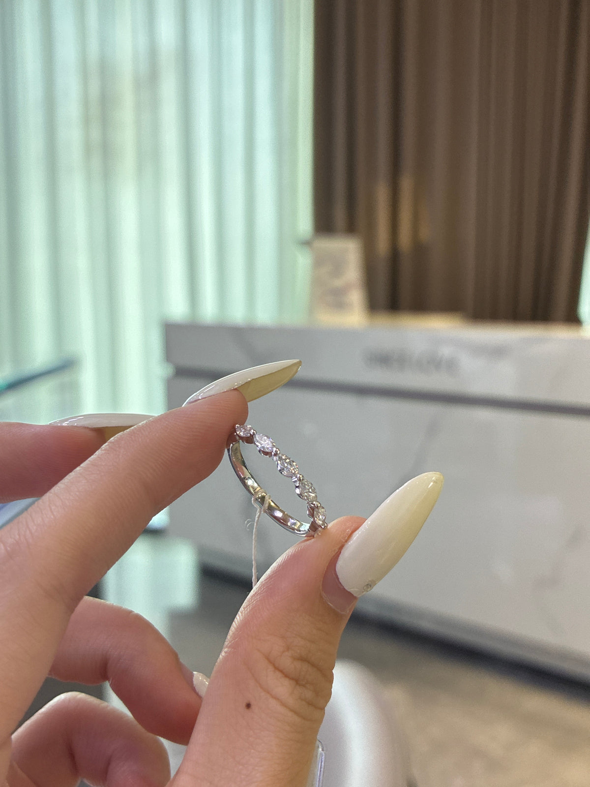 For Danny 14k solid gold 0.61ct DE color VS VVS clarity(ready to ship)