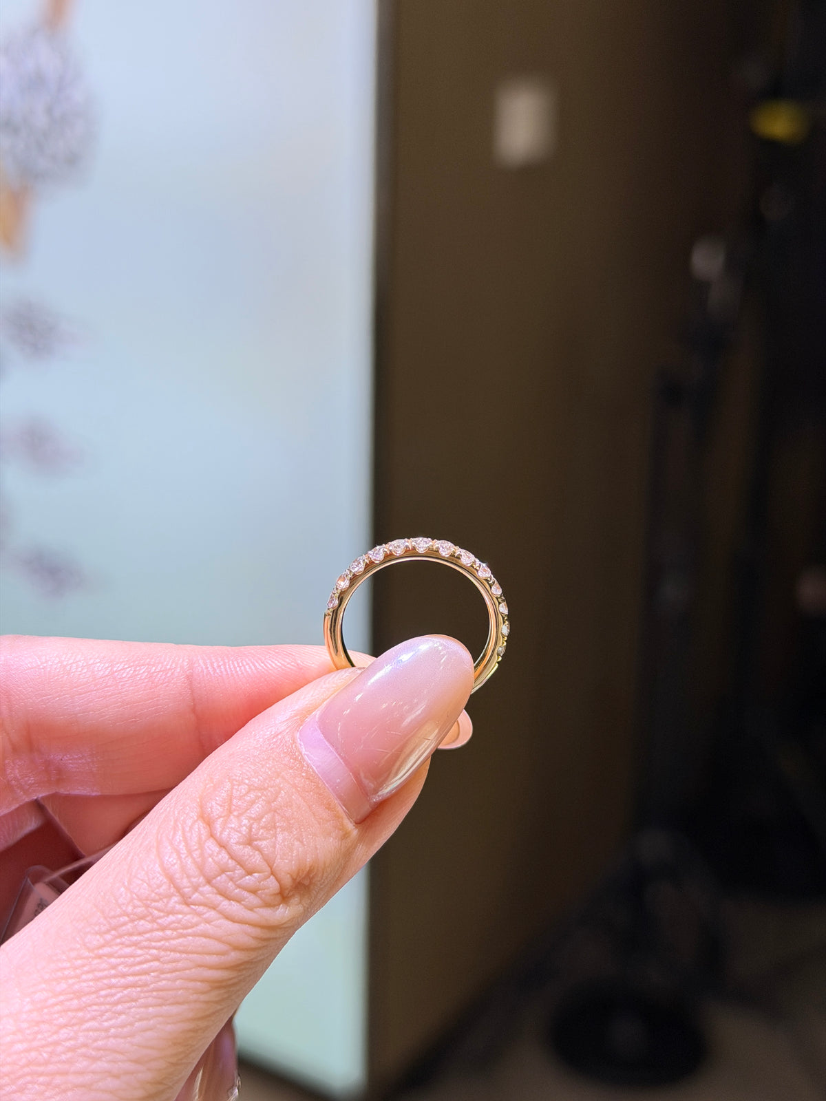 Custom Deposit for Diana, .70ct full diamond band, 2.3mm, DE/VS-VVS