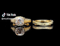 For Debra,  Balance for 14K Yellow Gold Custom Ring Set