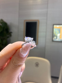 For Sherry 14k D/vvs2 1.01carat pear cut ring