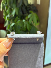 For Shells, 2.06ct Lab Diamond Earrings, D/VVS2