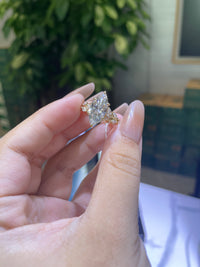 Deposit For 112123 14k 3ct marquise vines style with 1st side stones