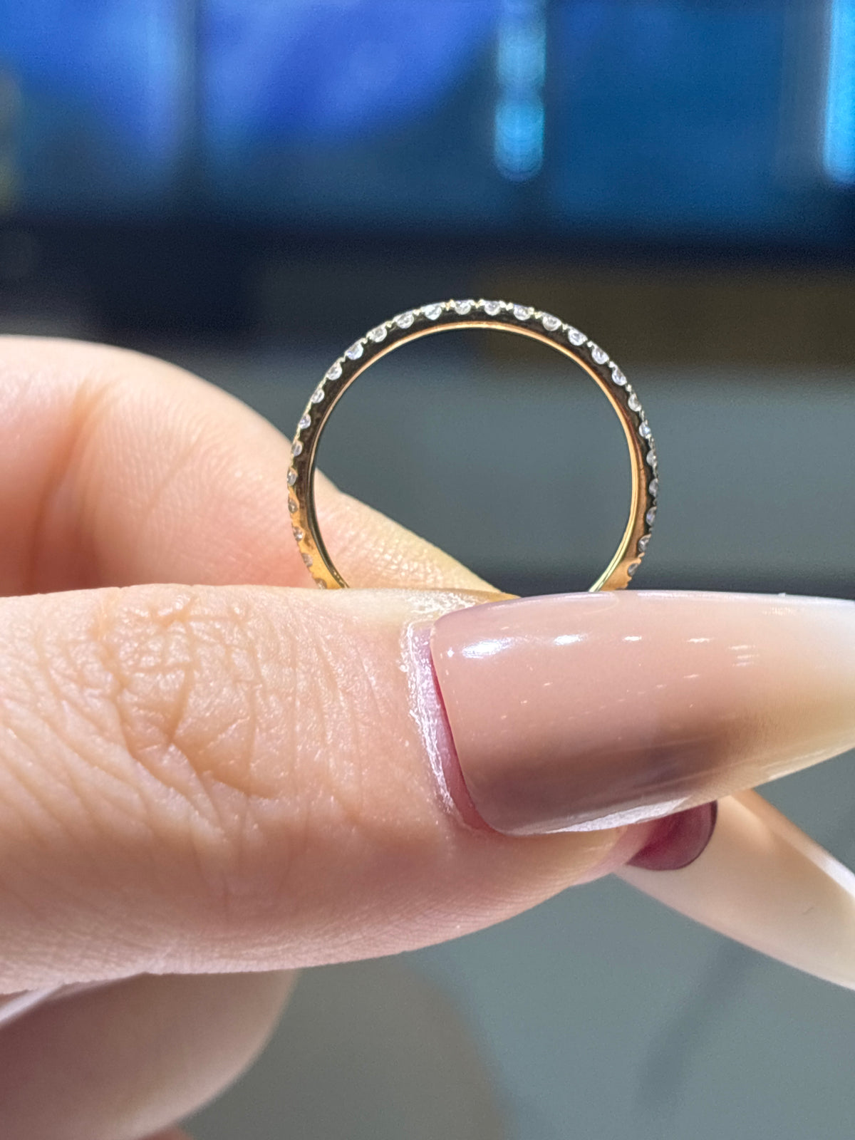 For Dania 14k gold band 0.47carat