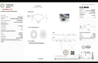 Deposit For Y 18k yellow gold 4.01ct oval cut E/vs1 marquis cut customize