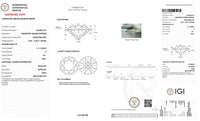 For nick 7.11ct round cut losse diamond E/vs1