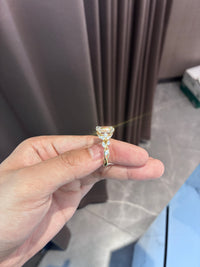 Deposit For Gabby 14k white gold ring with 2ct main diamond