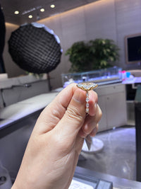 for Tashae N（18k yellow gold Moval 5.02ct E/VS1 Customize