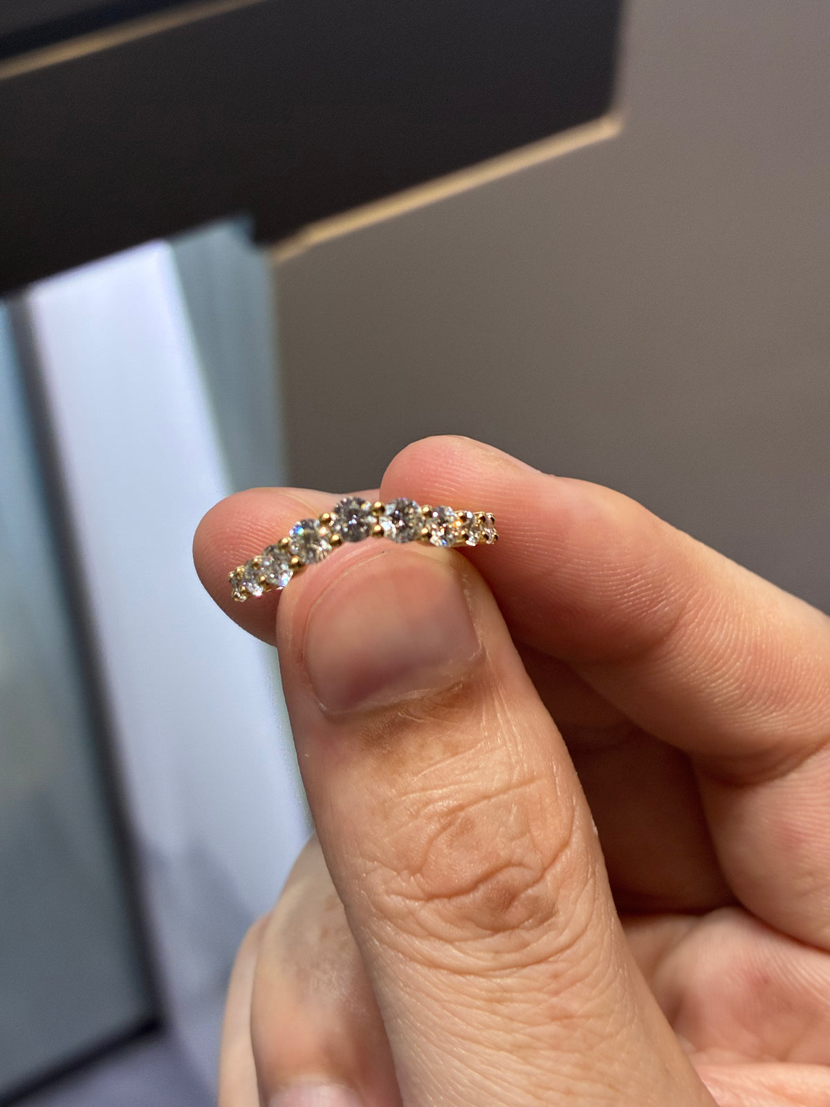 for Michelle （18k yellow round band ）custom-made