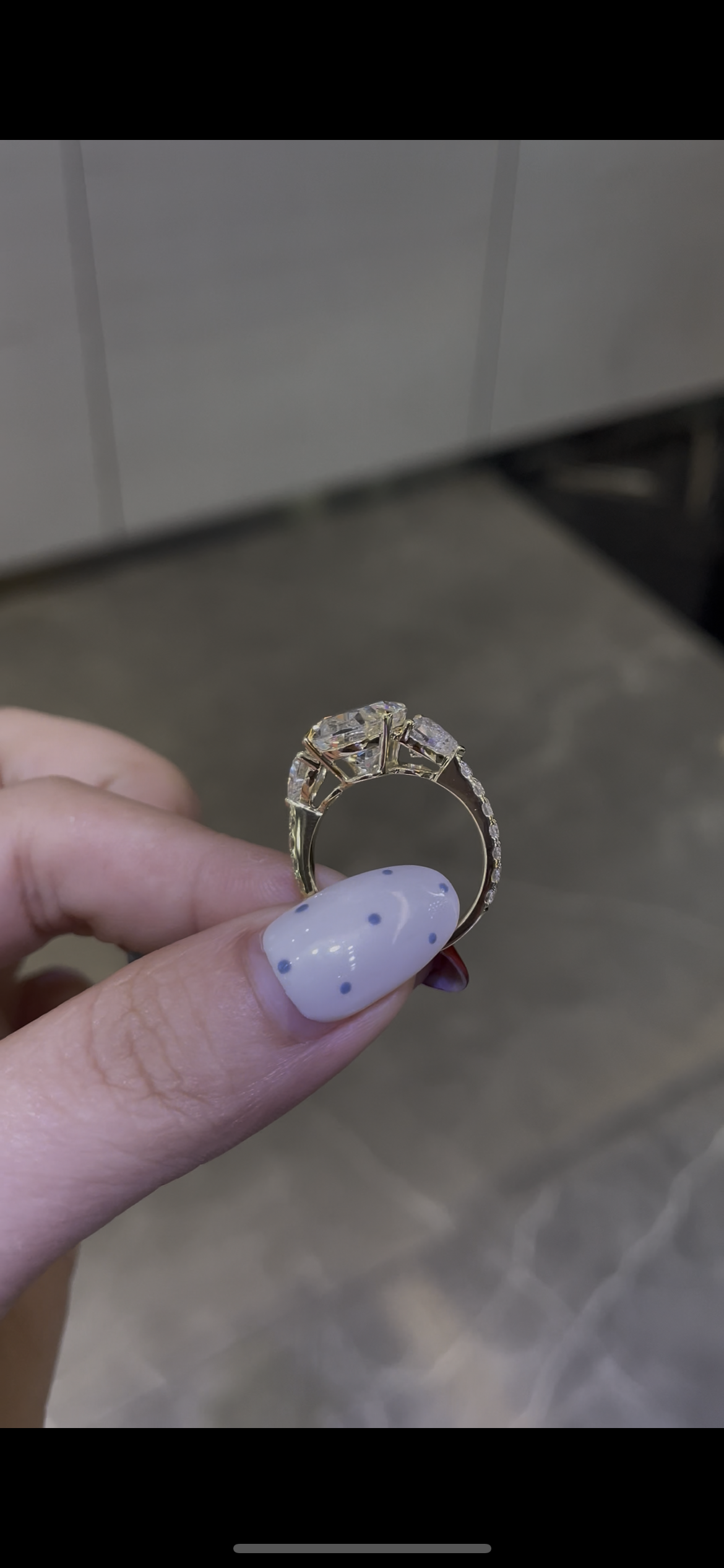 Remaining balance for Kitchiecat 14k 5ct oval E/vvs2