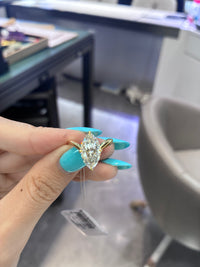 Deposit Custom For Amani 14k 3.1ct Marquise E Vvs2 with 0.99ct band set