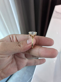 Deposit For Mimi 14k White gold ring with 2.52ct E vvs2 main diamond And 0.1ct side stones