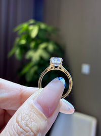 For Luisa, deposit for 3ct oval split shank lab diamond ring,