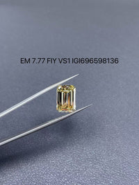 For User Fancy Yellow 7.77ct diamond