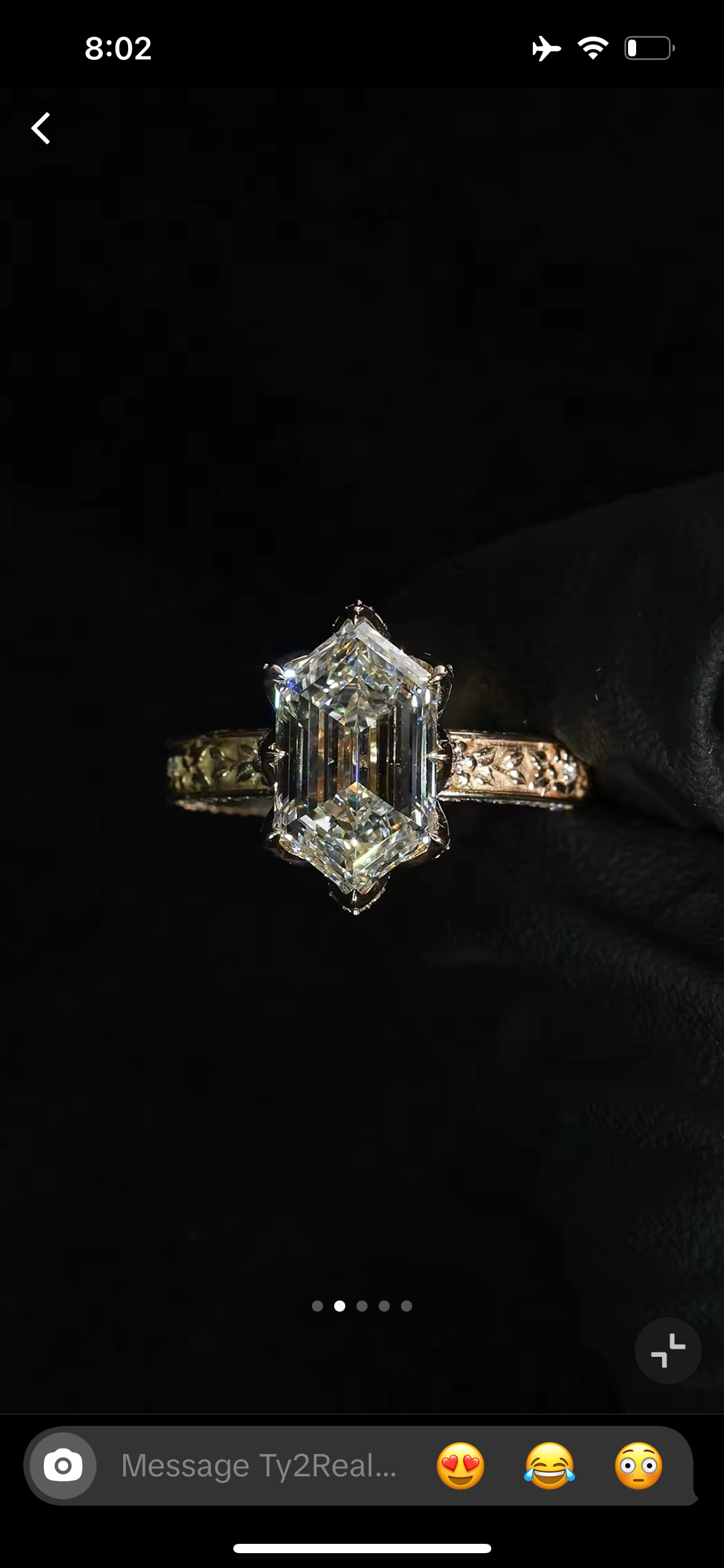 Payment Plan For Tr2Real bill (1/15) ($0 received) 14K yellow gold 2.03carat Dutch marquise cut 
E VS1
