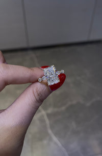 Remaining balance for Klina 14k yellow gold 5ct radiant cut ring