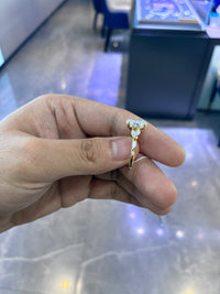 For jbanger7 14k yellow gold ring with D VVS2 3ct diamond come with igi and gil certificate ￼